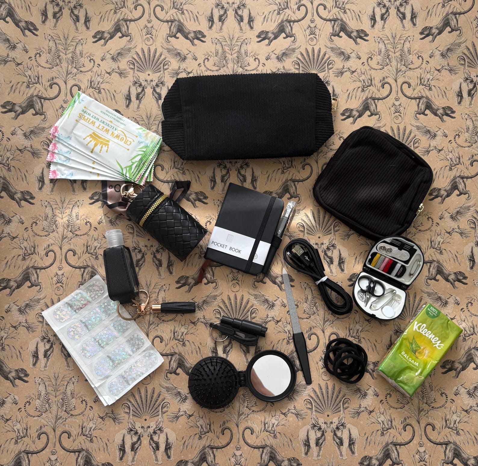 Glovebox car essentials bag
