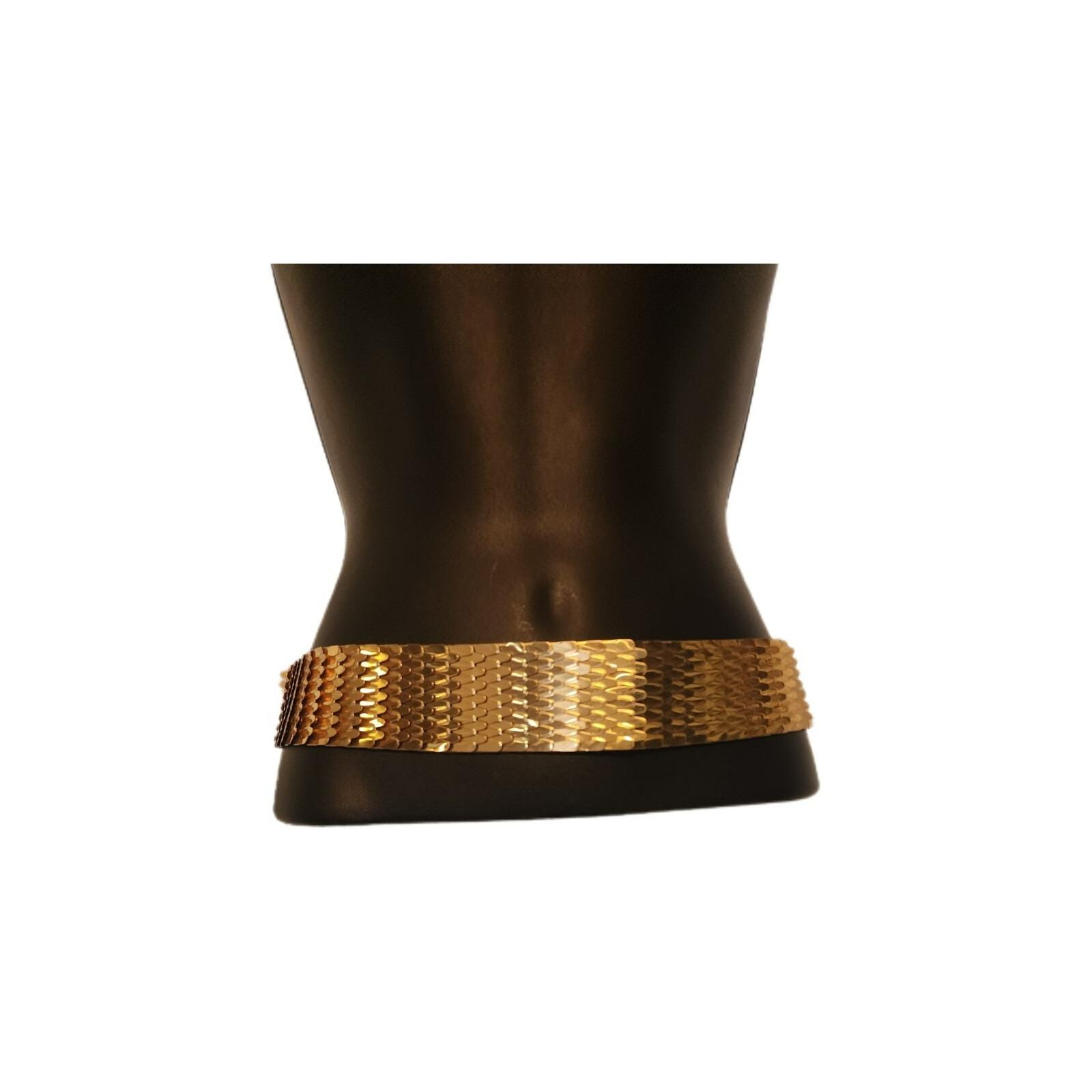 Gold Vintage Fish Scale Belt - Etsy