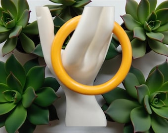 Vintage jaren 1930 butterscotch bakeliet armband getest echte gladde stacker sieraden