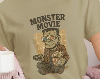 Vintage Frankenstein T-Shirt: Comfort Colors Retro Horror Movie Tee