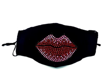 Bling Face Mask Etsy