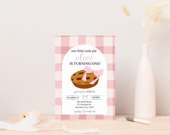 Our Little Cutie Pie Arch Invitation