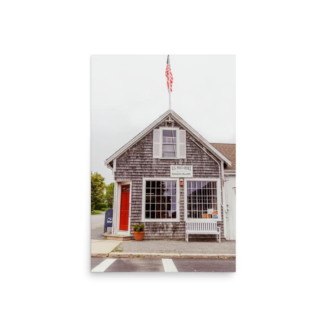 Cape Cod Post Office Print – Hyannis Port Photography, Nautical New ...