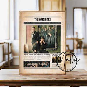 The Originals TV Series Poster: Minimalist Supernatural Drama Show Art (Digital & Physical)
