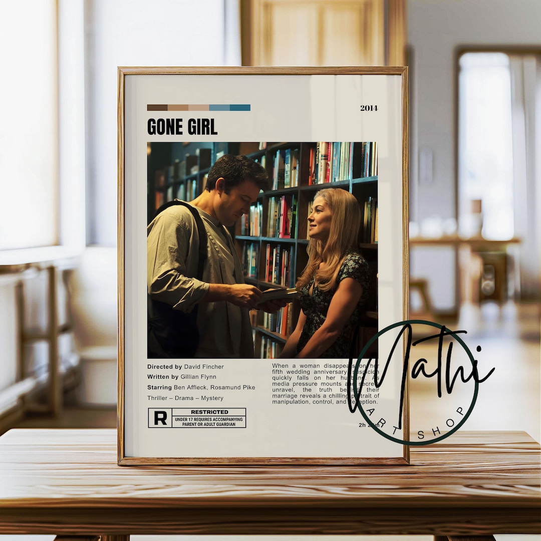Gone Girl Movie Poster Minimalist Psychological Thriller Film Art gone-girl-movie-poster-minimalist-psychological-thriller-film-art