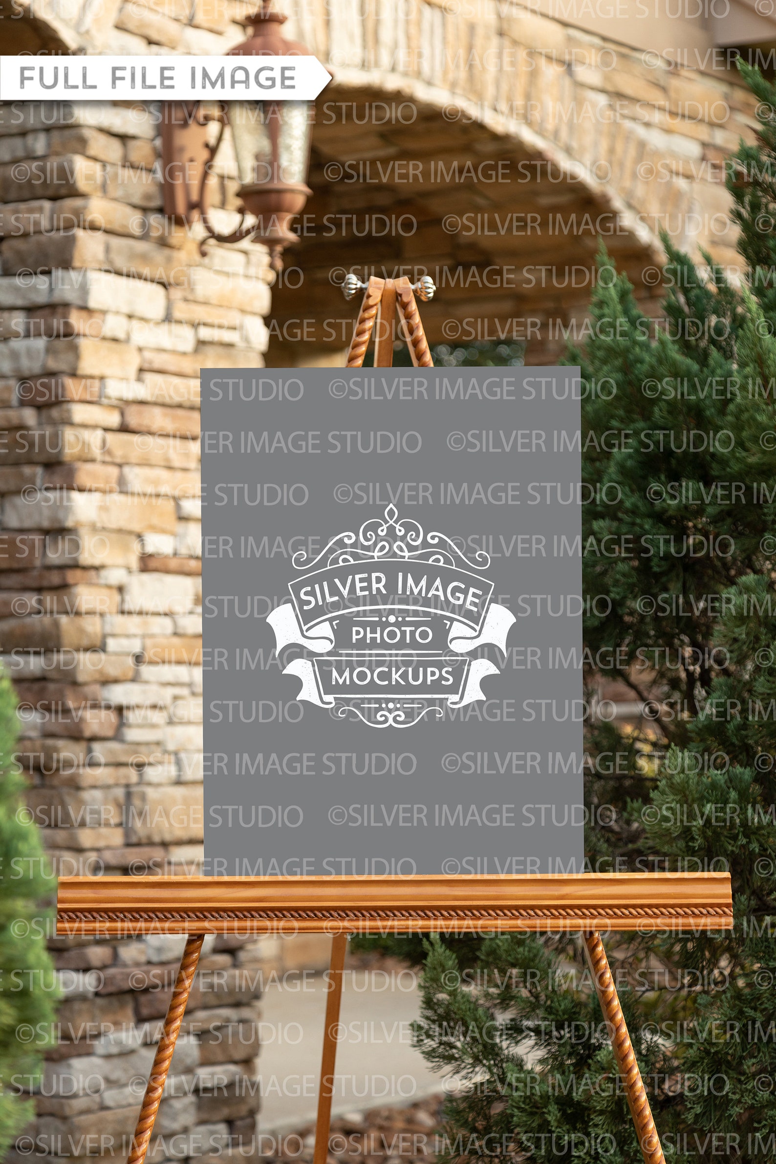 Wood Easel Poster Mockup Photo 18x24 Sign Mockup Paper Etsy
