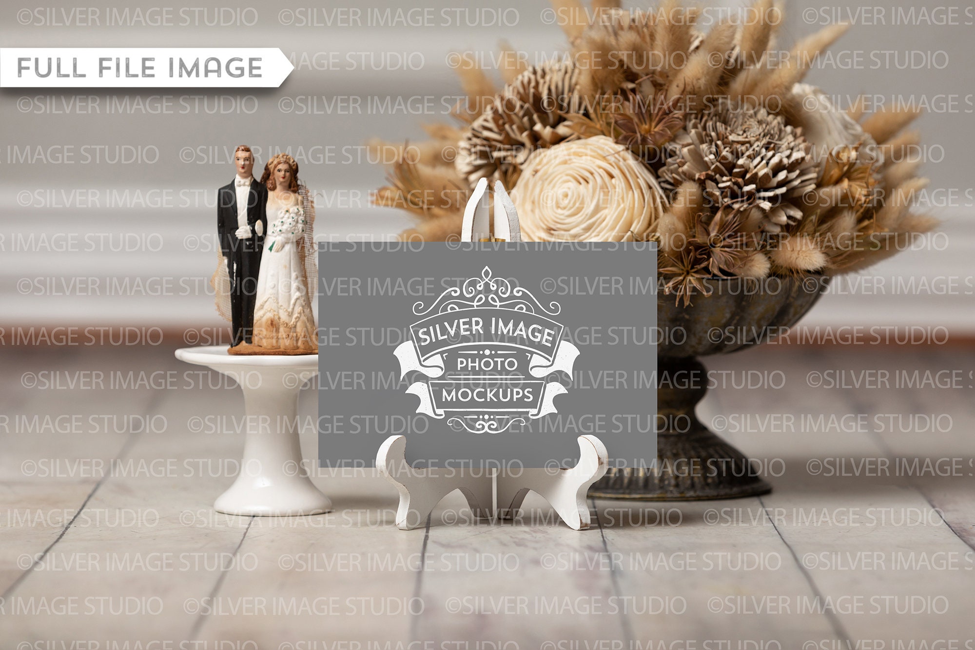 Download Wedding Card Mockup 4x6 Horizontal Anniversary Invitation ...