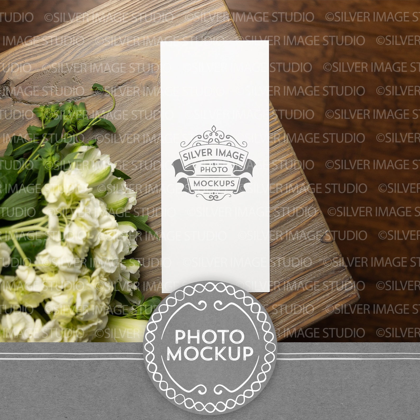 Download Wedding Menu or Program Mockup Photo 3.5x8.5 Dinner Menu | Etsy