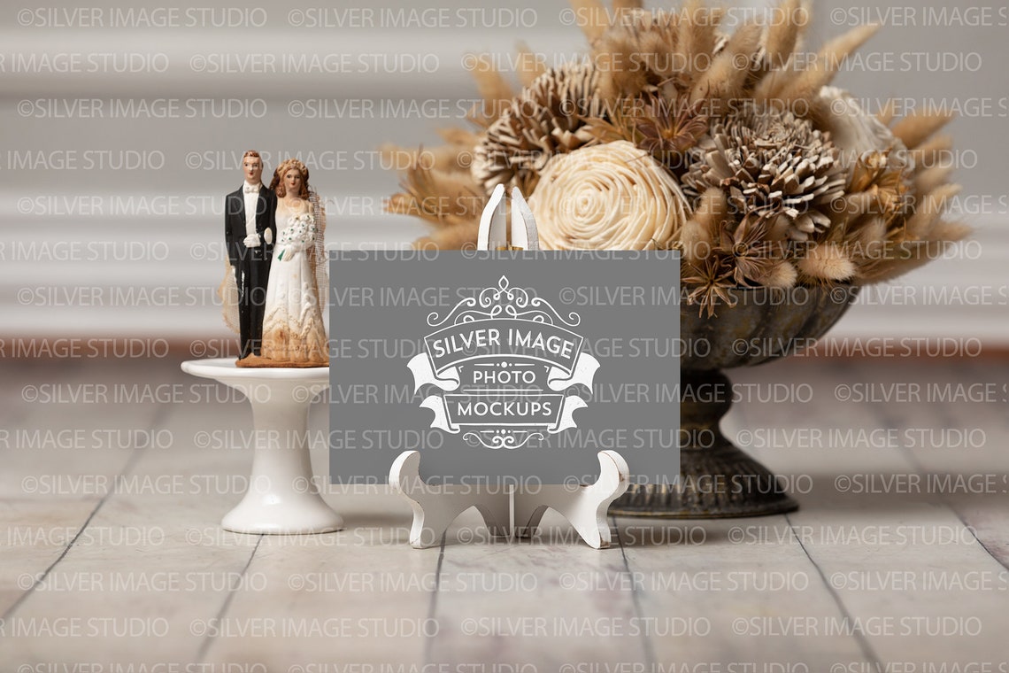 Download Wedding Card Mockup 4x6 Horizontal Anniversary Invitation | Etsy