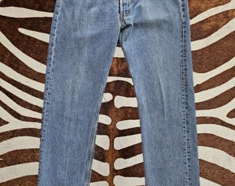 Levi's 501 Vintage Denim Blue Jeans W36L32 Made in USA - Etsy