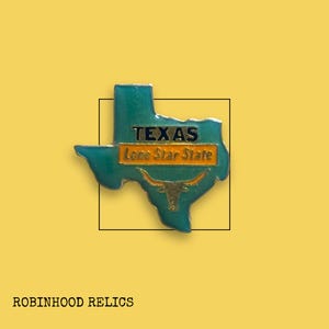 State Pins - Texas - Vintage Enamel Pin