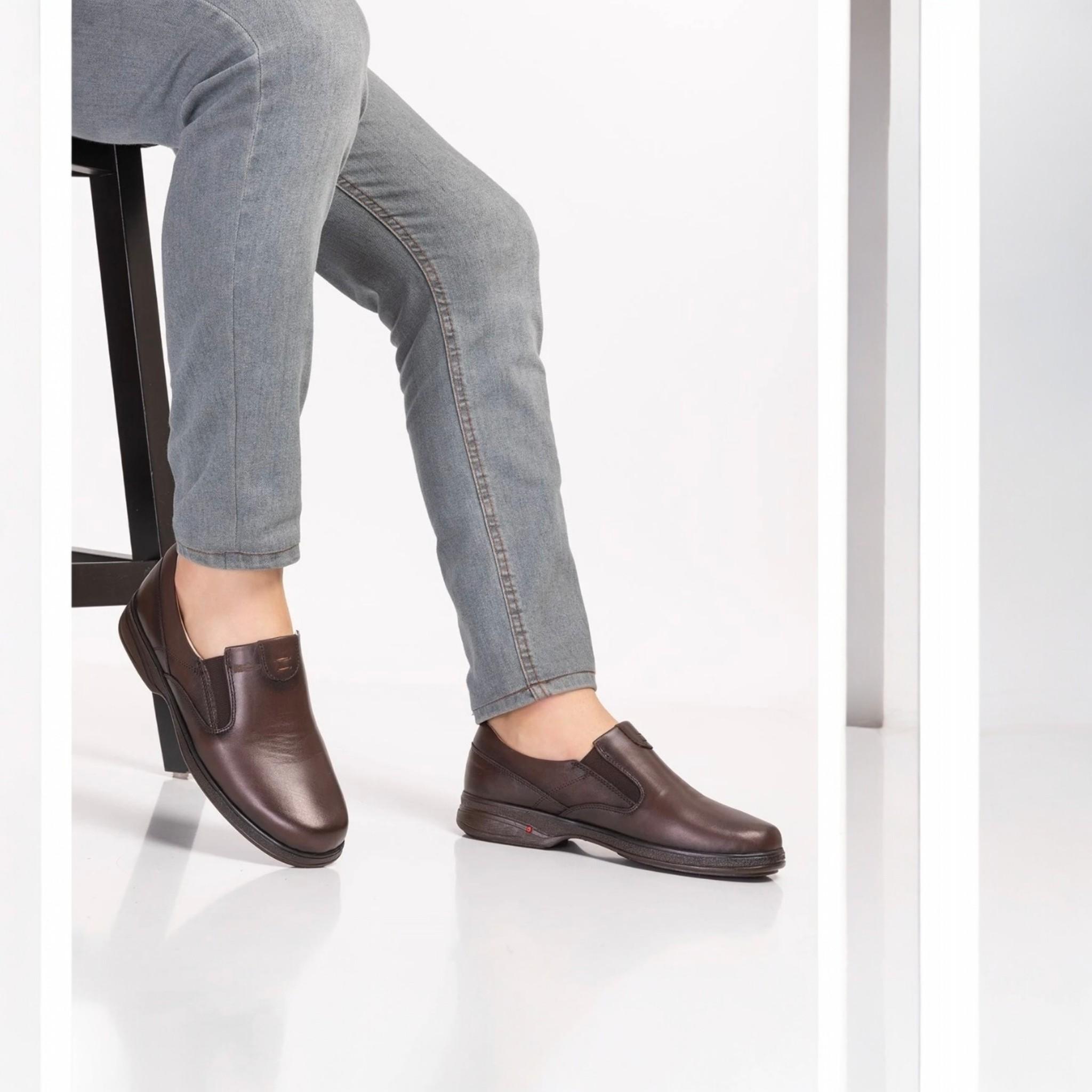 Zapatos cómodos de piel Napa - Aptos para pies anchos, soporte ortopédico, profesionales