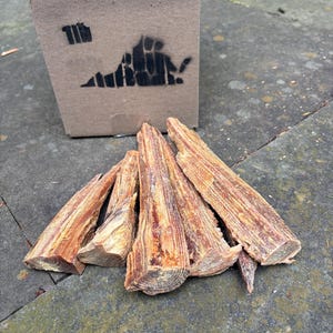 Fatwood Firestarter, naturligt hartsmättad furu från Virginia, kilovis