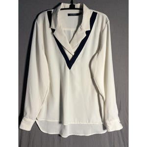 Lauren Ralph Lauren Layered Georgette Top Medium
