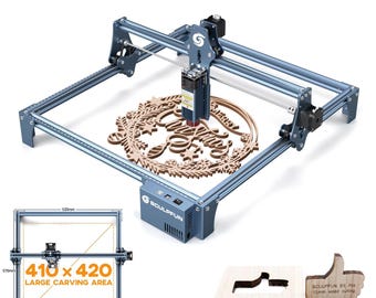 SCULPFUN S9 Laser Engraver, High-Precision Craft Engraving Machine for Wood & Acrylic, 410×420mm Area