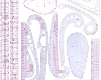 Multifunctional French Curve Ruler | Soft Plastic Sewing Template for Dressmaking, Patchwork, Drawing & Craft Tools