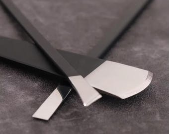 Leather Cutting Knife Set: High-Carbon Steel Skiving & Trimming Blades