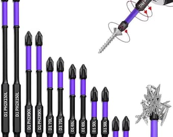 Magnetic Screwdriver Bit Set: Non-Slip Impact Driver Accessories