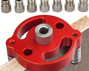 Self Centering Dowel Jig: 8 Drill Sizes, Woodworking Tool
