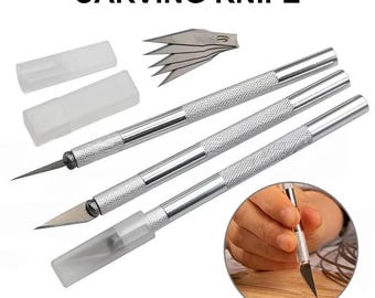 Precision Aluminum Alloy Craft Knife | Wood Carving, Model Making, Paper Cutting Tool