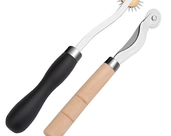 Wooden Handle Tracing Wheel – Stitch Marking Tool, 2mm & 4mm