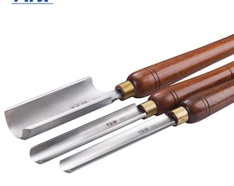 HSS Roughing Gouge Woodturning Tool | Walnut Handle Wood Lathe Chisel (22mm, 25mm, 50mm)