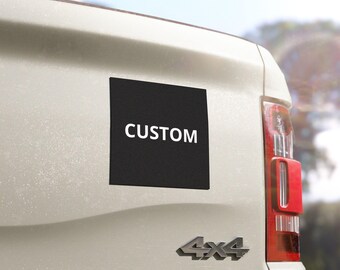 Custom Car Magnet/Bumper Sticker, Design Your Own Car Decal