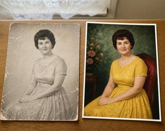 SameDay-fotorestauratieservice | Alle soorten schade repareren | Oude foto's herstellen en herstellen | Fotokwaliteit verbeteren | Fotokleuring