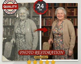 Photo Restoration Service. Memory Preservation, Repair Family Photos & Fix Old Pictures, Photo Repair Damage, Fix Blur , Photoshop Expert