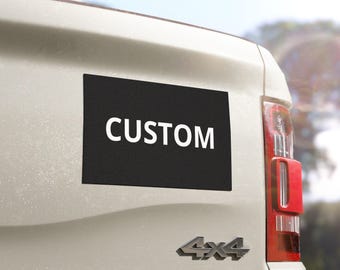 Custom Car Magnet/Bumper Sticker, Design Your Own Car Decal