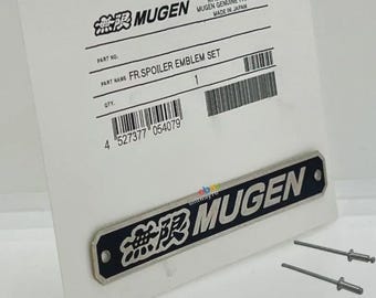 Emblema de cambio de marchas metálico Mugen para Honda Access, Honda City Jazz, envío rápido.