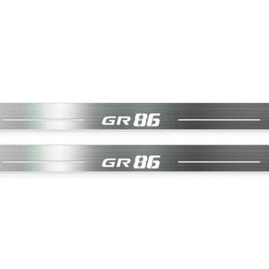 Umbrales de puerta LED personalizados para GR86 2021+ – Placas de entrada iluminadas – Mejora del umbral interior