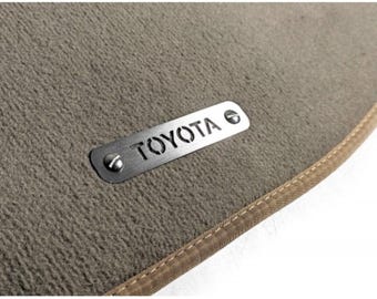 Interior Mat Badges – Metal Footwell Plates – Universal Automotive Name Tags