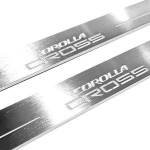 Aangepaste led-instaplijsten voor Corolla Cross 2020+ – verlichte toegangsplaten