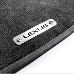 Badges interieurmatten – metalen voetruimteplaten – universele auto-naamkaartjes