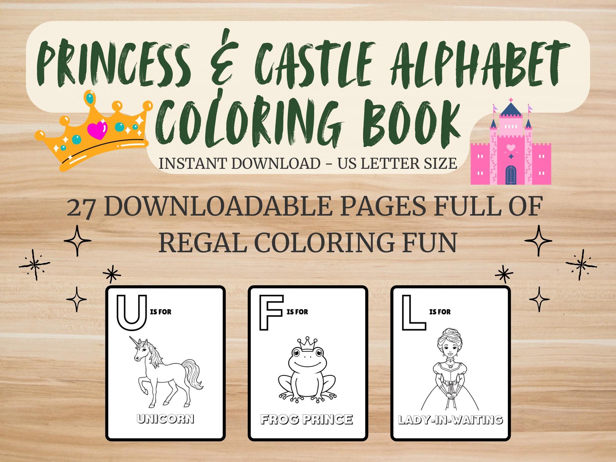 42 Unique Fairy Tale Crafts for Kids Perfect for Craft Time 23 Princess ABC Coloring Book: Fairy Tale Alphabet Activity (Digital…