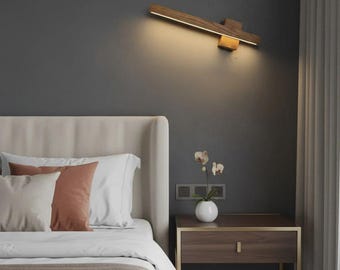 Luxus Holz Bilder Licht, Designer LED Kunst Lampe, Premium Galerie Beleuchtung, Handgefertigte Spiegel Licht, Housewarming Geschenk