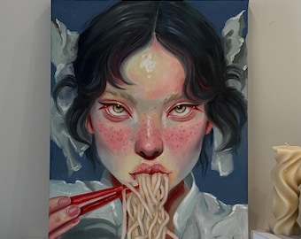 Origineel olieverfschilderij op canvas