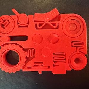 12-in-1 Sensory Fidget Toy | Stress Relief Cube for ADHD, Anxiety & Focus | 3D Printed Desk Fidget Gift