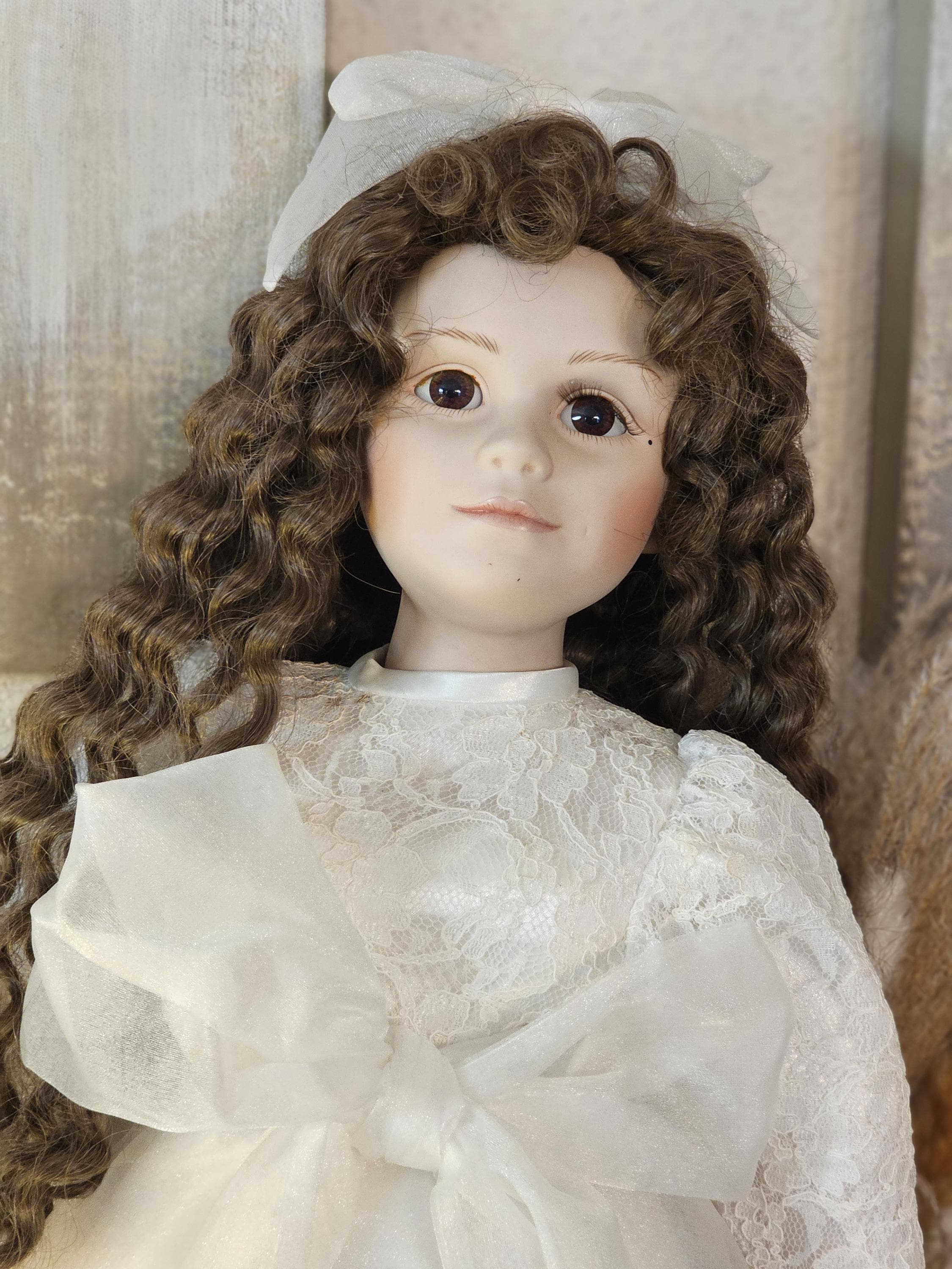 磁器人形、アンティーク磁器人形、占領下の日本、ビスクドール