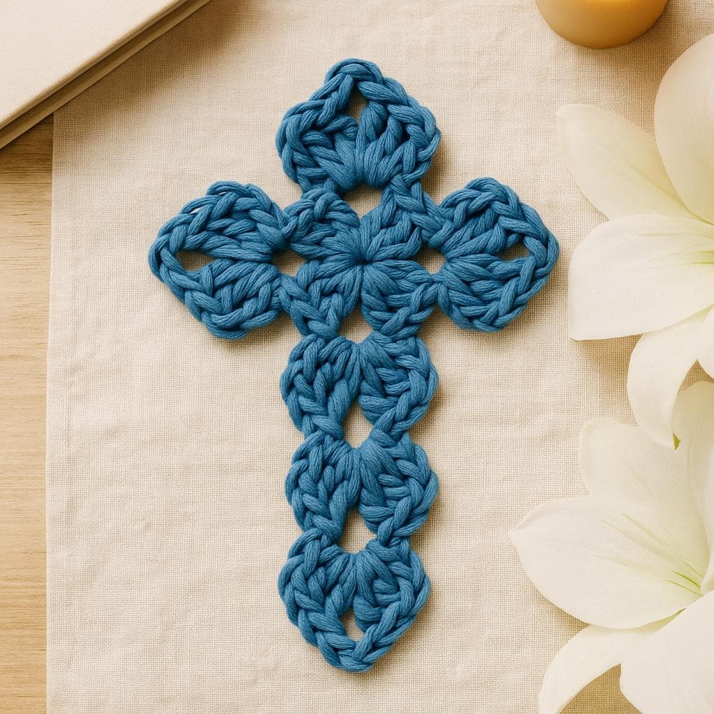 30 Cross Crochet Patterns: Elegant, Meaningful Designs for Bookmarks, Afghans, and Gifts 19 Crochet Cross Pattern: Beginner Friendly Ornament