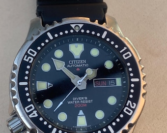 CITIZEN Eco Drive E168-S100623 Promaster Diver 200M Black