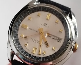 Breitling Sicura Automatik Kaliber BF 158 Datum 38 mm, ca. funktionsfähig
