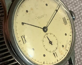 Vintage-Uhr Record Genf ca. 40-50