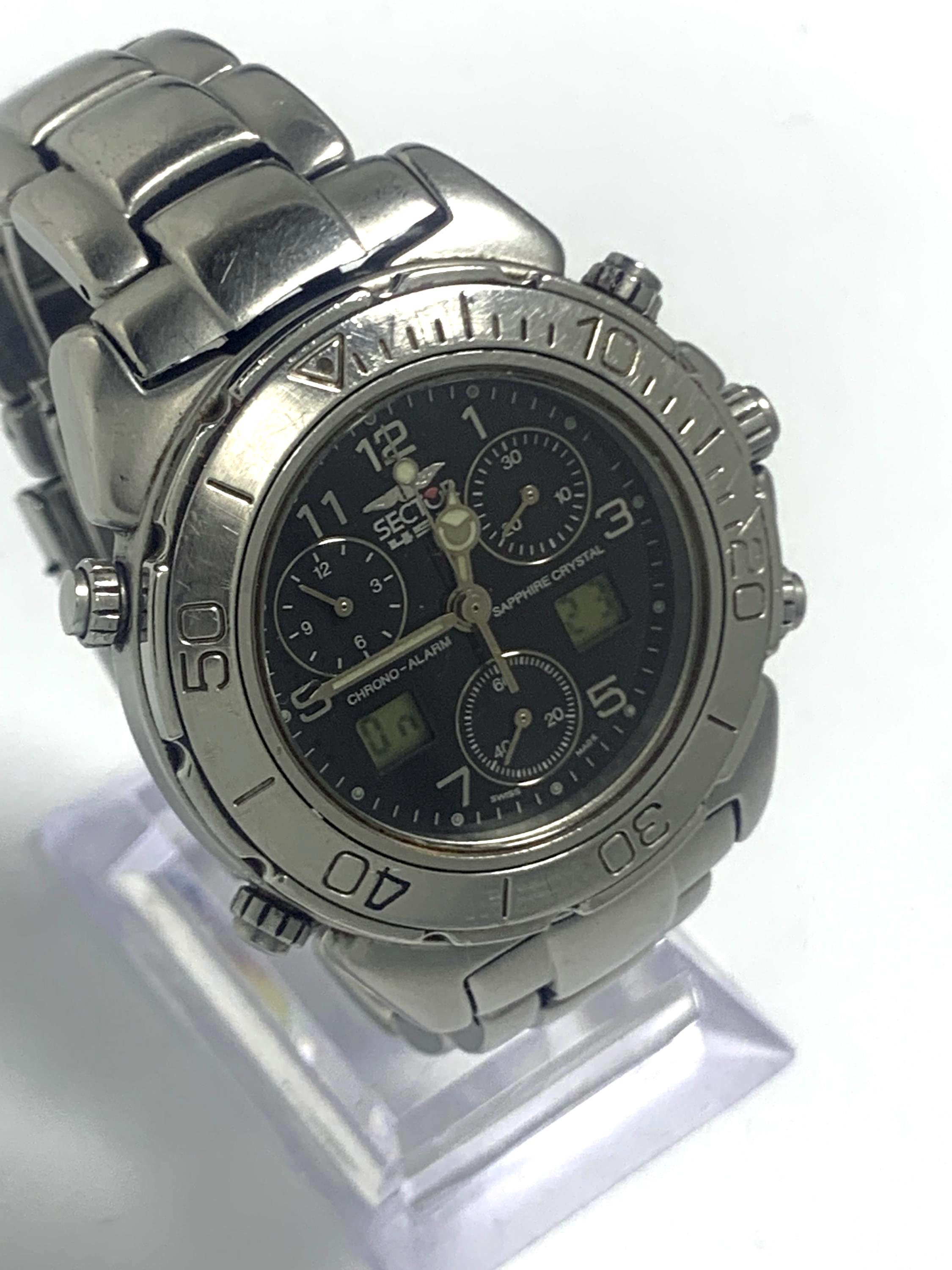 450 SECTOR 450 NO Limits Chronograph Alarms, Swiss ETA 251.265 - Etsy