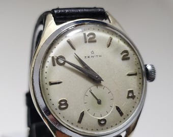 ZENITH Herren-Armbanduhr mit Handaufzug, Maße: 35 x 8 x 41