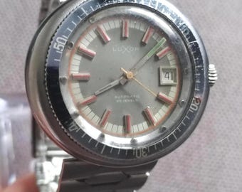 Vintage Luxor Automatic Taucheruhr aus den 1970er Jahren, Automatik, 40 x 42 mm