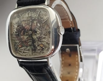 Vintage Omega Automatikuhr Kaliber 712, wunderschönes Zifferblatt, voll funktionsfähig