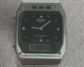 Seiko Alarm Chronograph H249-5060 Herrenuhr, funktionsfähig