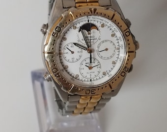 Seiko Sports 150 7T36-6A40 Chronograph mit Mondphasenfunktion